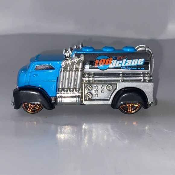Mattel Hot Wheels Fast Gassin 2/10 Diecast Truck 190/250 HW Metro 2018 Blue - Picture 9 of 12